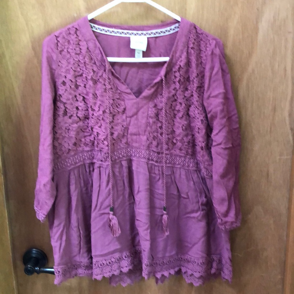 Knox Rose pink top Size XL
